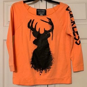 Neon Orange Luckless Long Sleeve